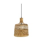 lampa bambusowa ażurowa kielich