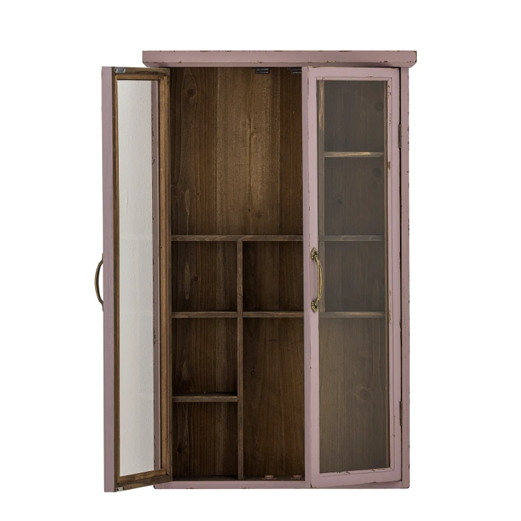 szafka wisząca w stylu vintage różowa bloomingville