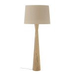 lampa leonor z drewnianą podstawą bloomingville