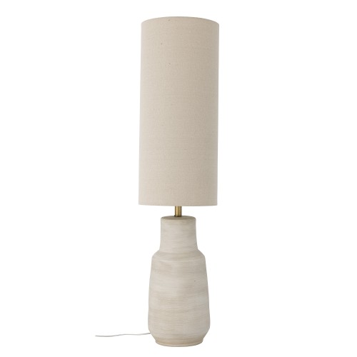 lampa podłogowa linetta biała bloomingville