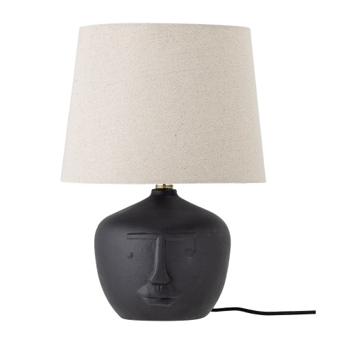 lampa stołowa matheo z podstawą czarną bloomingville