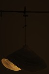 lampa sufitowa z trawy morskiej w niebieskie paski j-line