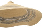 lampa sufitowa z trawy morskiej w niebieskie paski j-line
