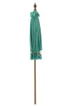 parasol ogrodowy boho z frędzlami niebieski j-line