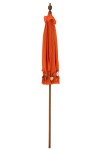 parasol ogrodowy z frędzlami pomarańczowy 200 cm j-line