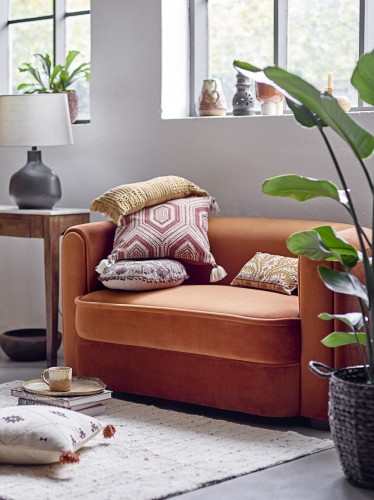 sofa malala pomarańczowa bloomingville