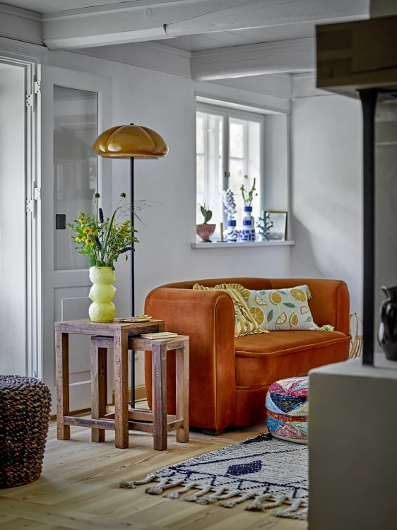 sofa malala pomarańczowa bloomingville