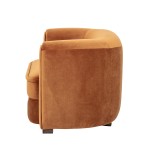 sofa malala pomarańczowa bloomingville