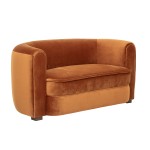 sofa malala pomarańczowa bloomingville
