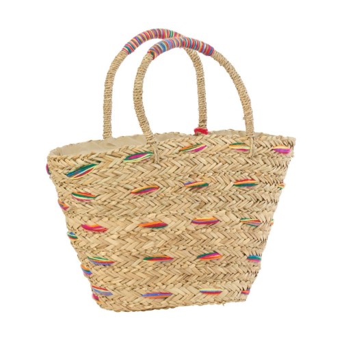 kosz plażowy boho w kolorowe wzory j-line