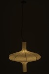 designerska lampa z papieru w kolorze kremowym