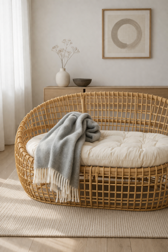 sofa lise rattan natural j-line