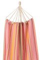  HAMAK BAWEŁNIANY W PASY JASNORÓŻOWE I MIX KOLORÓW  - J-LINE