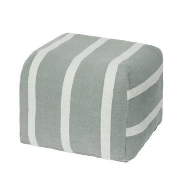 PUF SIGRID W PASKI SZAROZIELONO-BEŻOWY - BROSTE COPENHAGEN