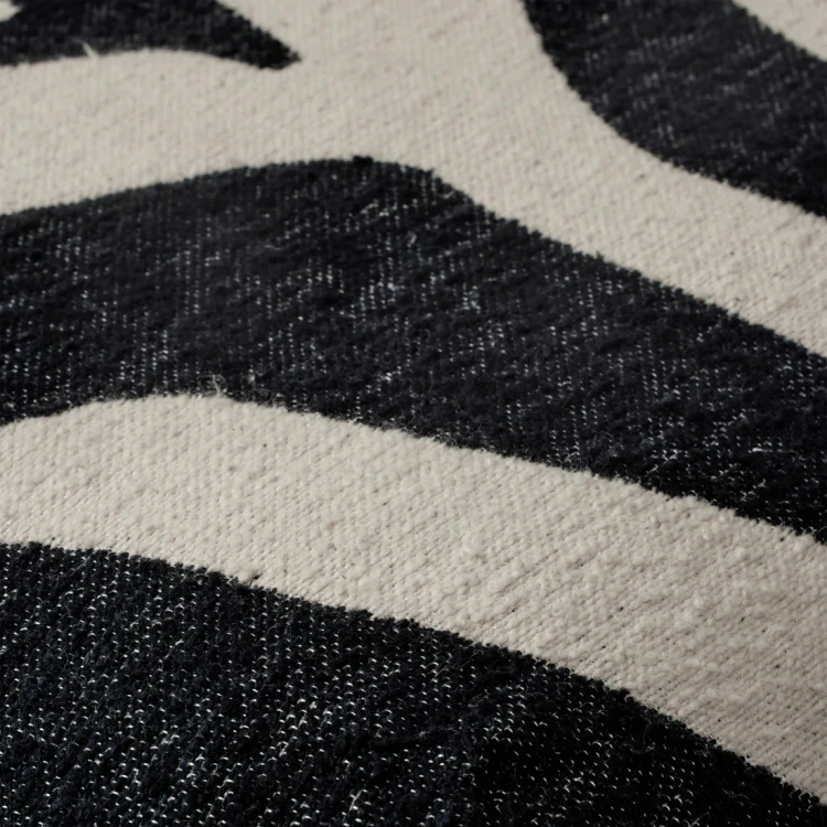 puf zebra biało-czarny broste copenhagen