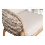 fotel ogrodowy terracina z drewna akacjowego i liny house nordic