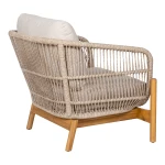 fotel ogrodowy terracina z drewna akacjowego i liny house nordic