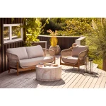 fotel ogrodowy terracina z drewna akacjowego i liny house nordic