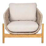 fotel ogrodowy terracina z drewna akacjowego i liny house nordic