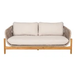 sofa ogrodowa terracina z drewna akacjowego i liny house nordic