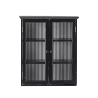 SZAFKA HAZEM CZARNA Z DREWNA - BLOOMINGVILLE