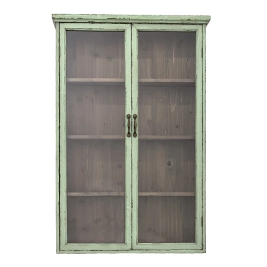 SZAFKA HAZEM ZIELONA Z DREWNA DUŻA - BLOOMINGVILLE