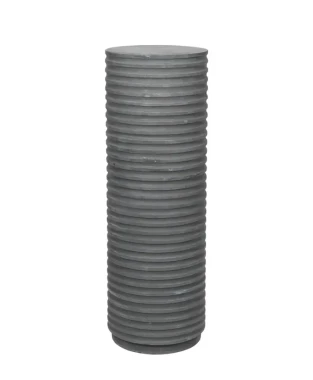 POSTUMENT DEKORACYJNY RILLO CIEMNY GRAFIT LARGE- BROSTE COPENHAGEN