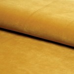 krzesło arco welurowe w kolorze curry 2