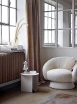 fotel Ted boucle biały bloomingville7