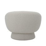 fotel Ted boucle biały bloomingville