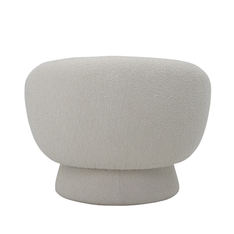 fotel Ted boucle biały bloomingville