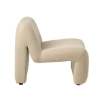 designerski fotel Margo soft modern beżowy