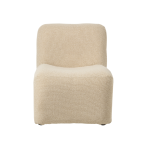 designerski fotel Margo soft modern beżowy