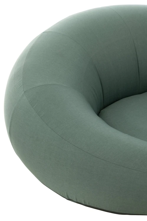 fotel dmuchany donut zielony j-line