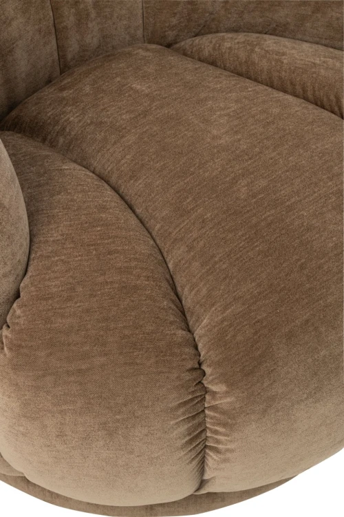 fotel obrotowy velvet beżowy taupe6