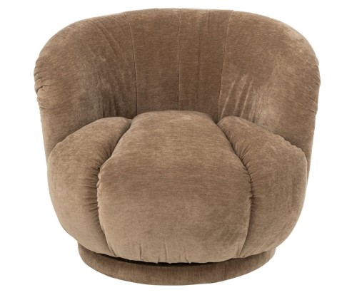 fotel obrotowy velvet beżowy taupe2