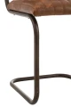 KRZESŁO MODERN LEATHER COGNAC - J-LINE