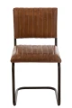 KRZESŁO MODERN LEATHER COGNAC - J-LINE