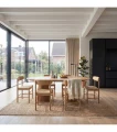 STÓŁ DO JADALNI SVENDBORG ROZKŁADANY NATURALNY DĄB 120 CM - FURNHOUSE