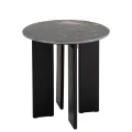 STOLIK BOCZNY MATHILDE MARBLE CZARNY - J-LINE