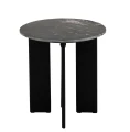 STOLIK BOCZNY MATHILDE MARBLE CZARNY - J-LINE