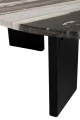 STOLIK KAWOWY MATHILDE MARBLE CZARNY / SZARY - J-LINE