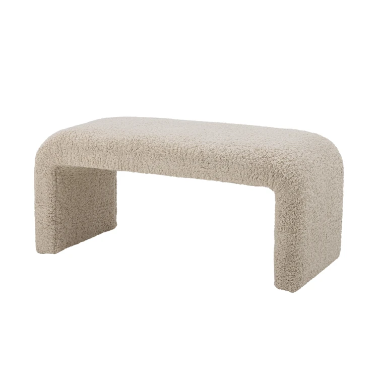 ławka bobbie beżowa boucle bloomingville3