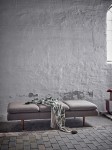 leżanka brązowa pione bloomingville