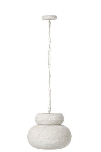 lampa sufitowa metalowa biała mała