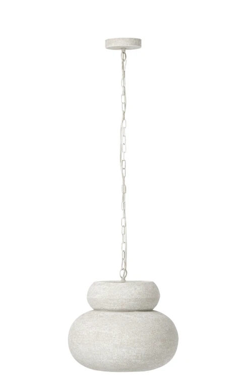 lampa sufitowa metalowa biała mała