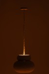 lampa sufitowa metalowa biała mała