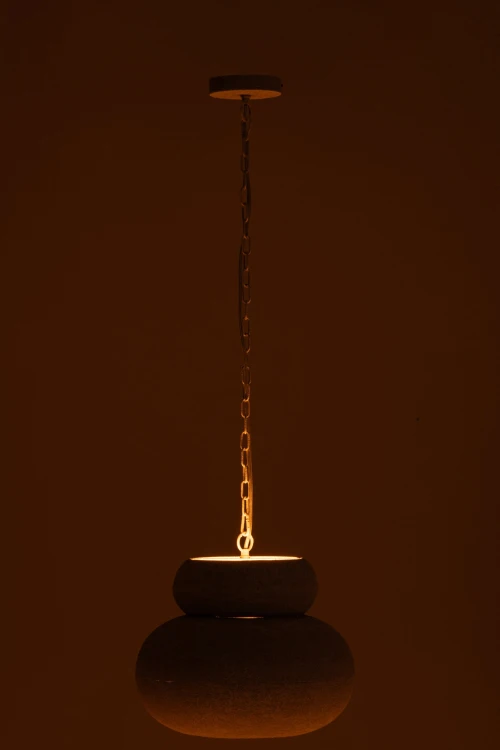 lampa sufitowa metalowa biała mała