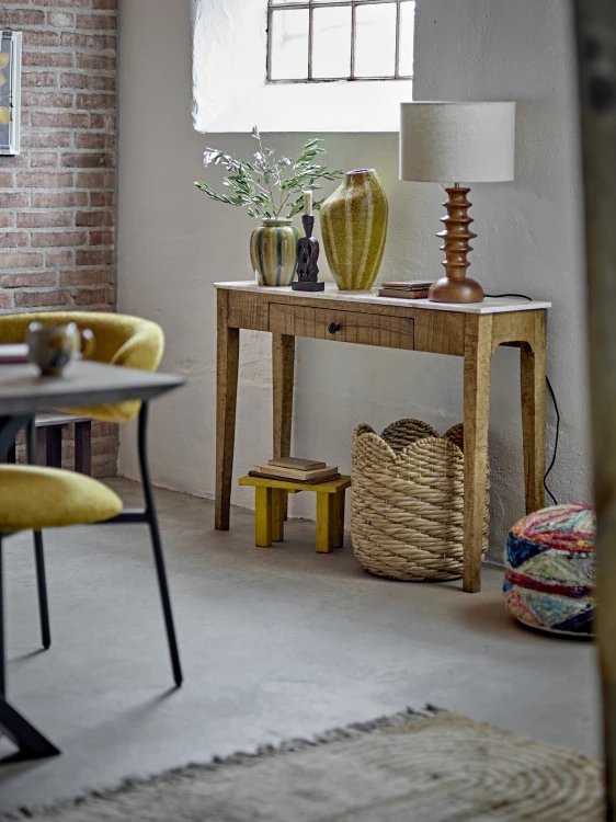 konsola hauge z drewna mango bloomingville