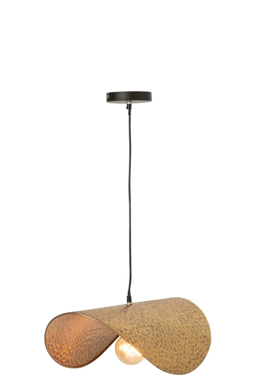 lampa sufitowa metalowa złota j-line